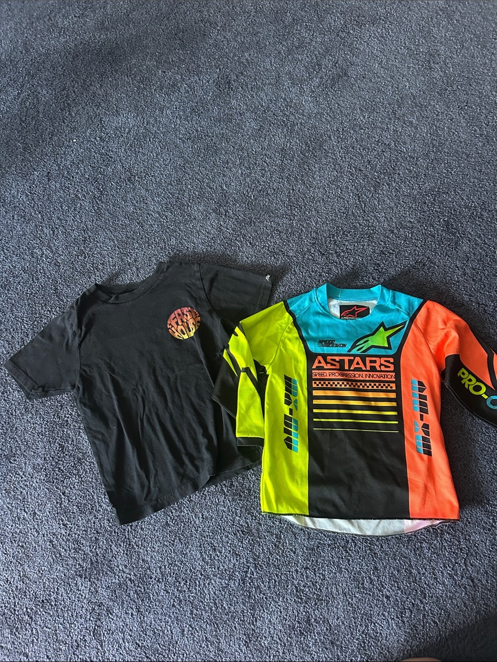 Alpinestars Kids Neon Race Jersey - fastbouse t shirt - Dirtbike casual